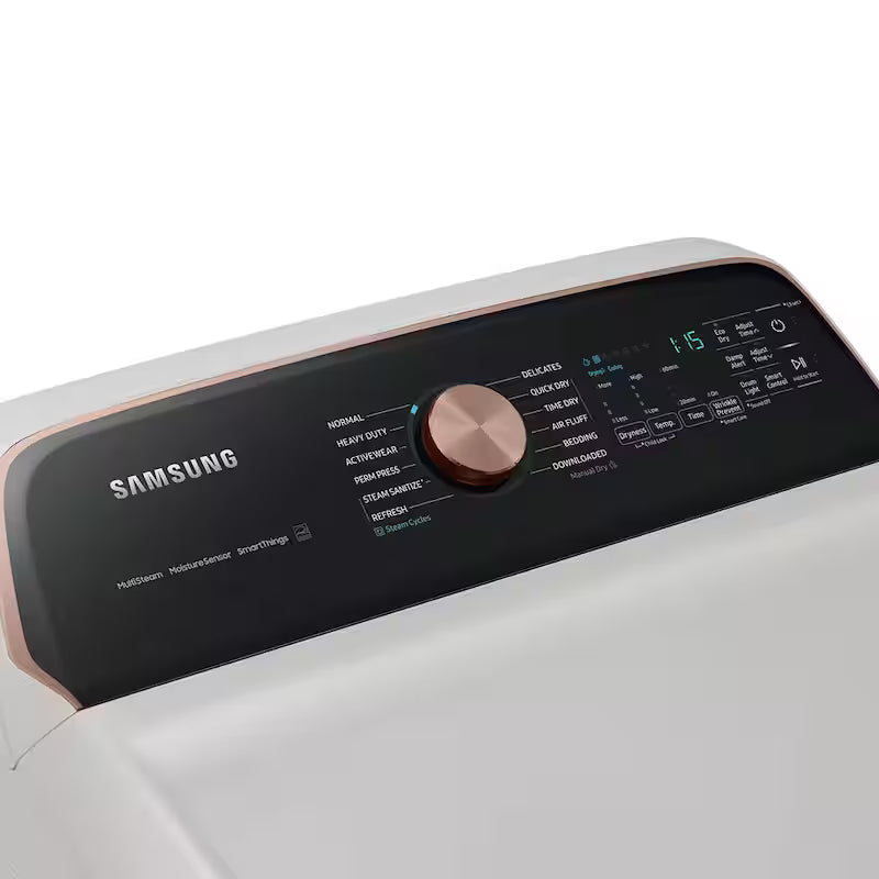 7.4 cu. ft. Vented Smart Gas Dryer with Steam Sanitize+ in Ivory X8483