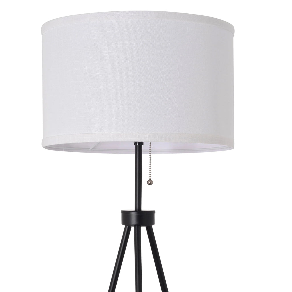 Black Metal Tripod Floor Lamp G790231