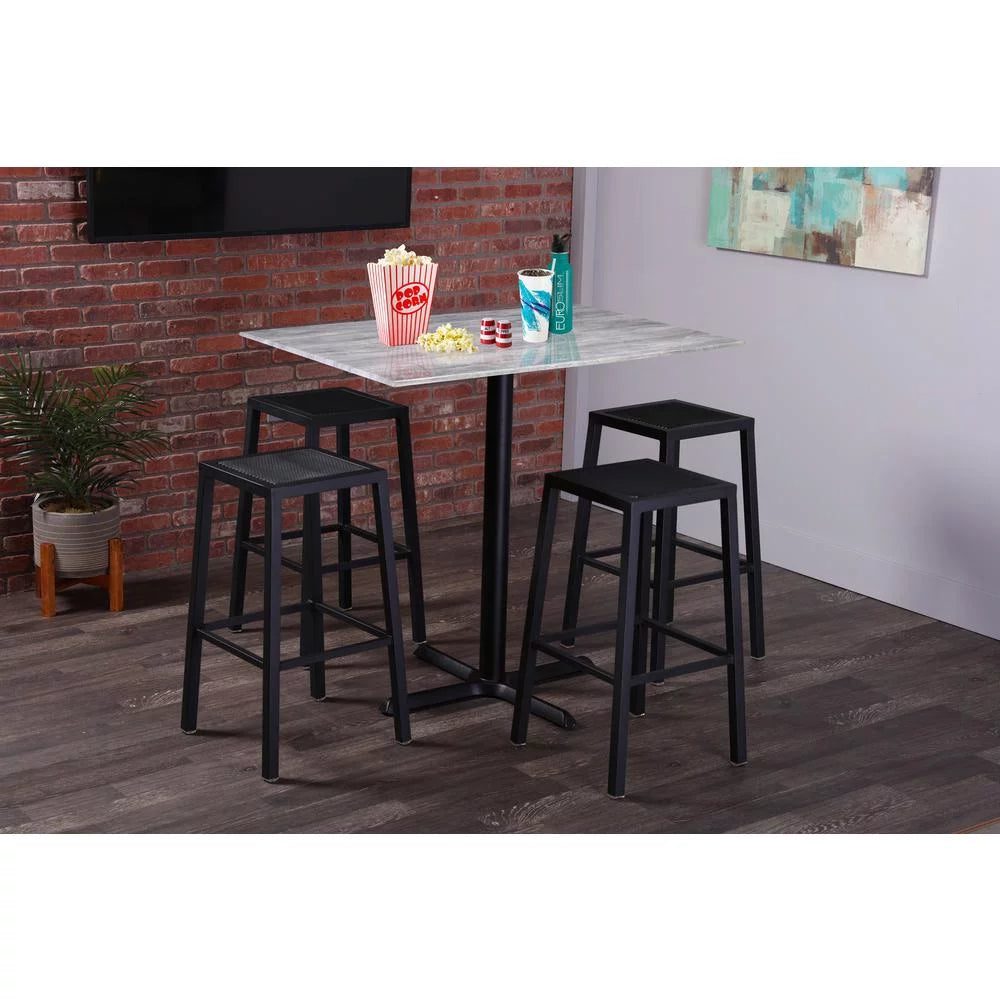36 in. Indoor & Outdoor All-Season Table with Square Rustic Top R404