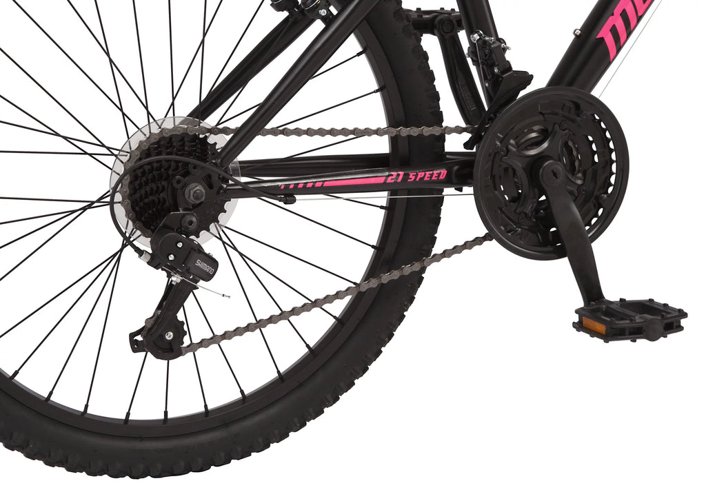 24-in. Black 21 Speeds Mountain Bike A42598