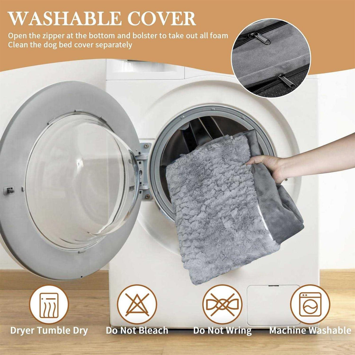 Waterproof Orthopedic Dog Bed F201461