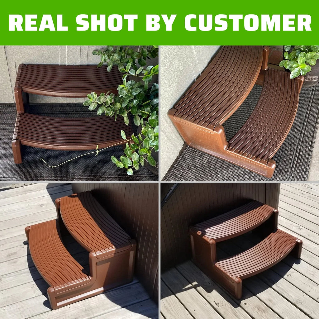 Plastic Non Slip Portable Spa Hot Tubs Step R262446