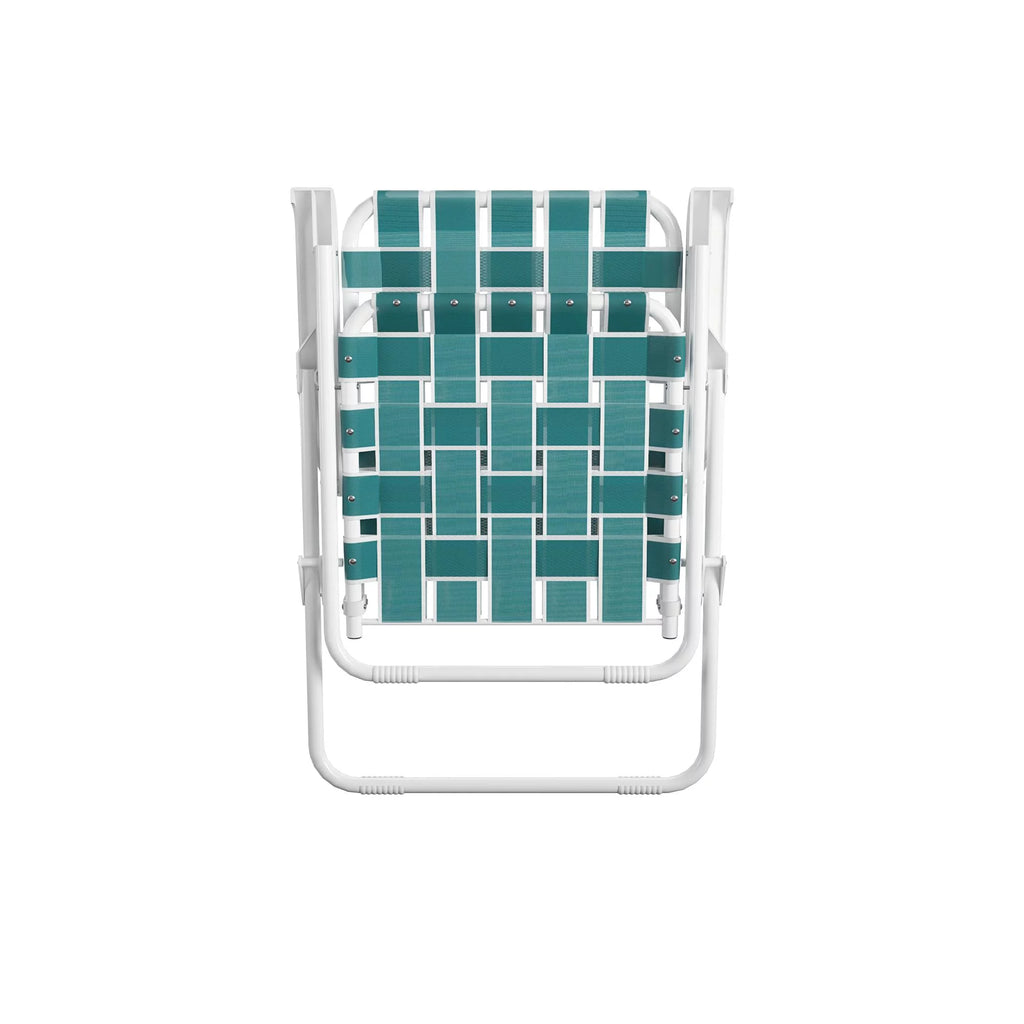 Folding Lawn Chairs 2-Pack Teal X765