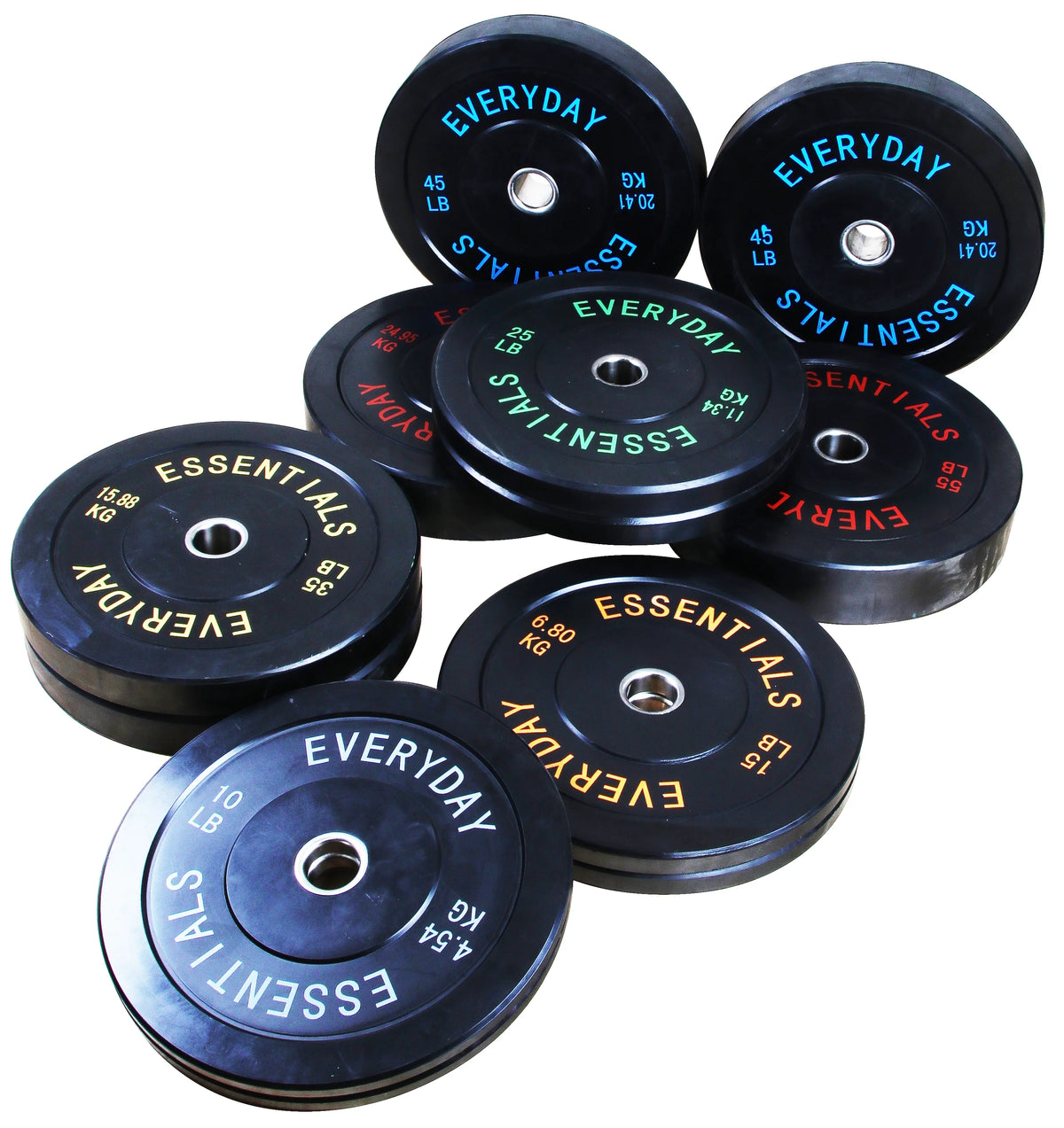 Black 10 lbs Bumper Plate with Steel Hub V85044