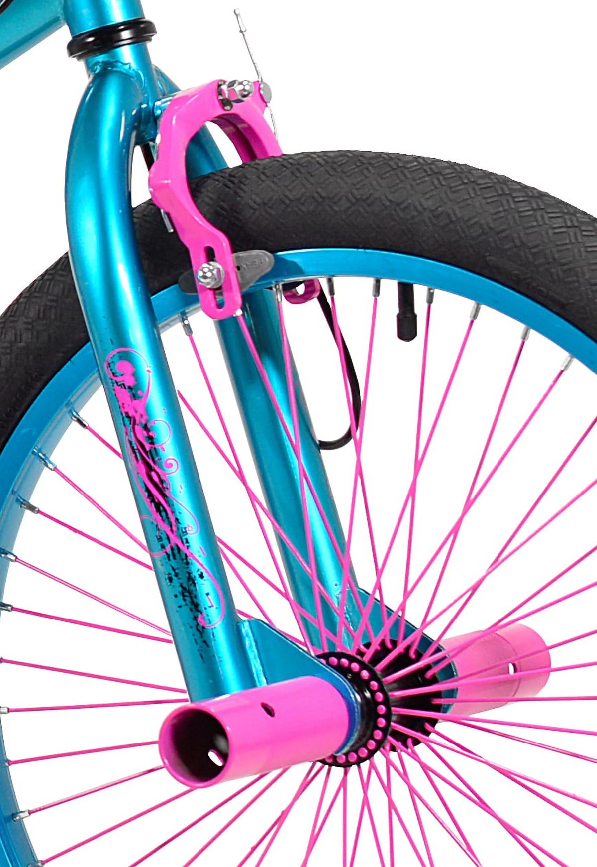 20 Girls BMX Bike Aqua and Pink S3869