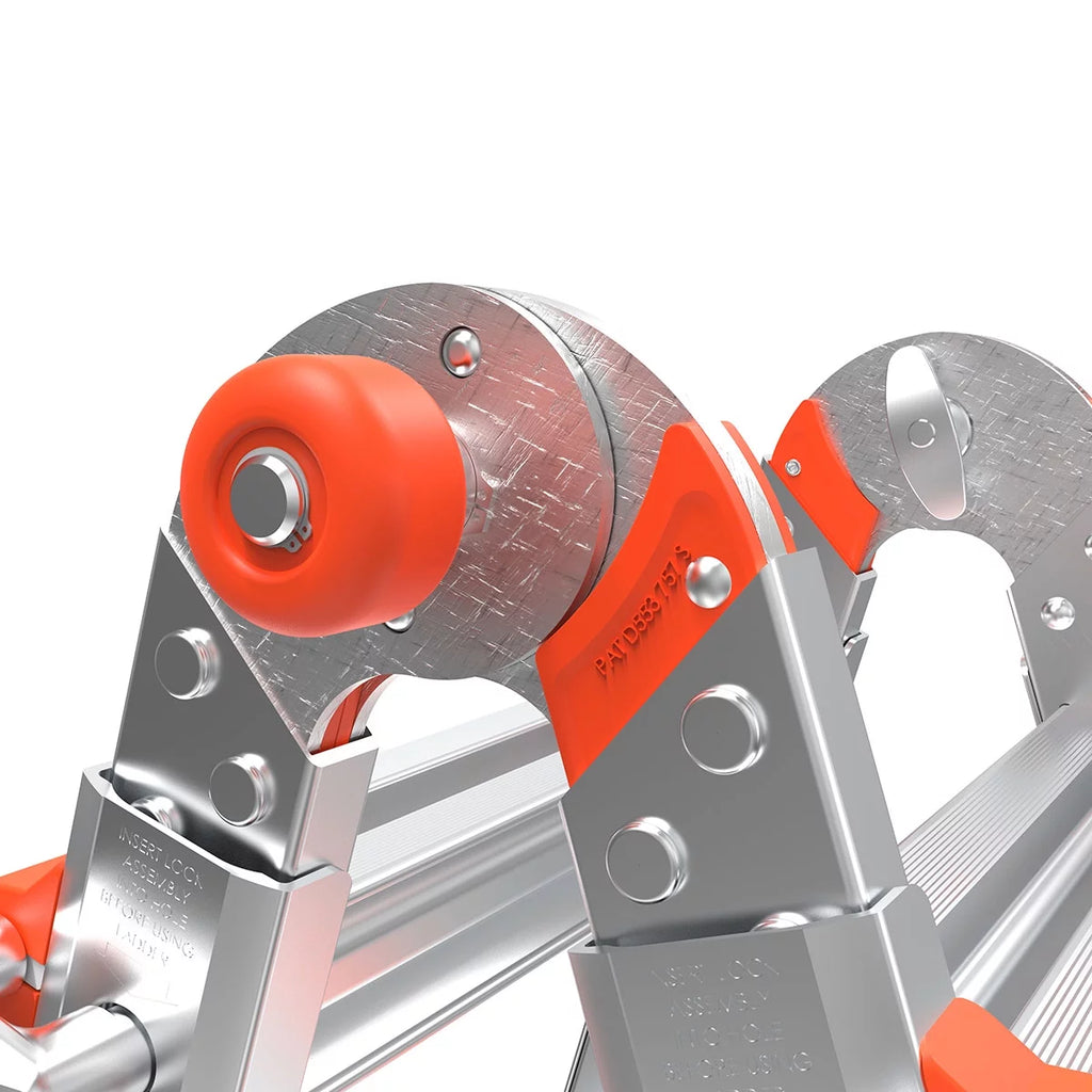 Aluminum Adjustable Stepladder 8' to 15' L565