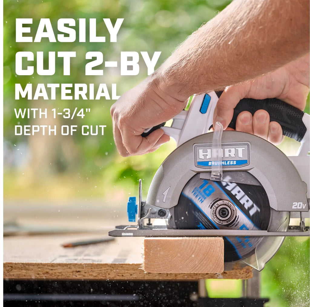 20-Volt Brushless 5-1/2-inch Compact Circular Saw with 4Ah Battery and Charger X9561