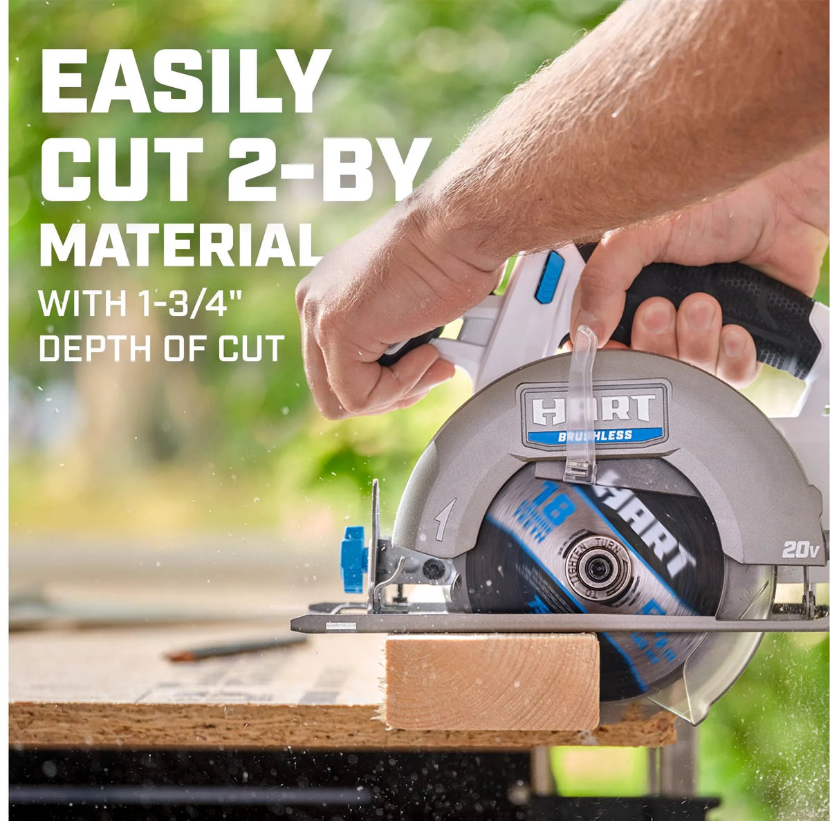 20-Volt Brushless 5-1/2-inch Compact Circular Saw with 4Ah Battery and Charger X9561