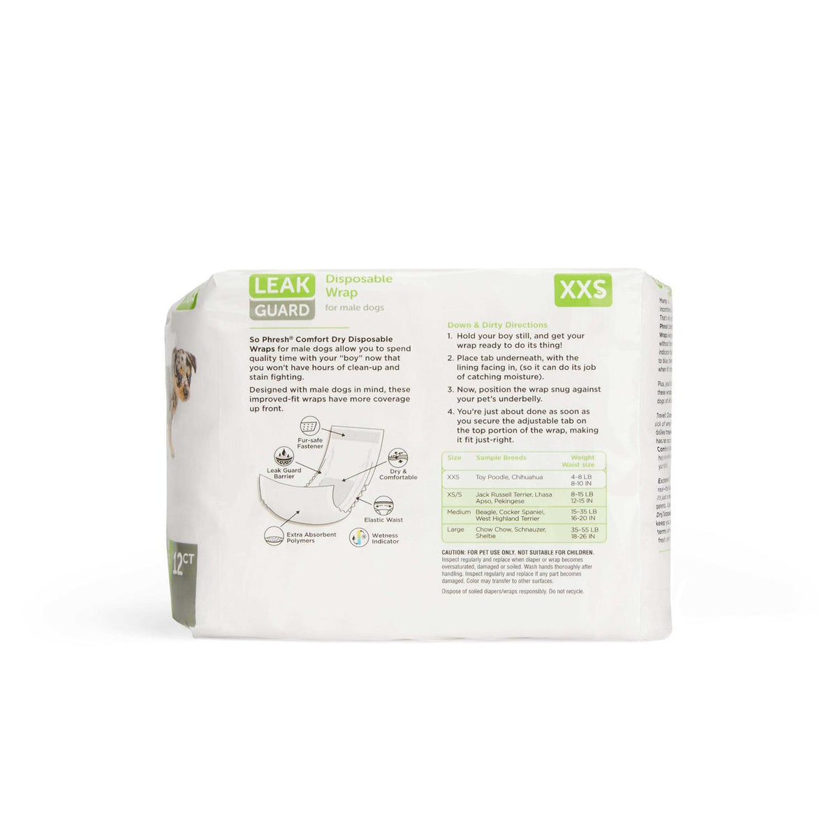 Disposable Wrap for Male Dogs O8872