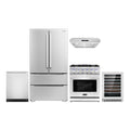 30 Gas Range, Under Cabinet Range Hood, Dishwasher, Refrigerator with Ice Maker and Wine Cooler A266