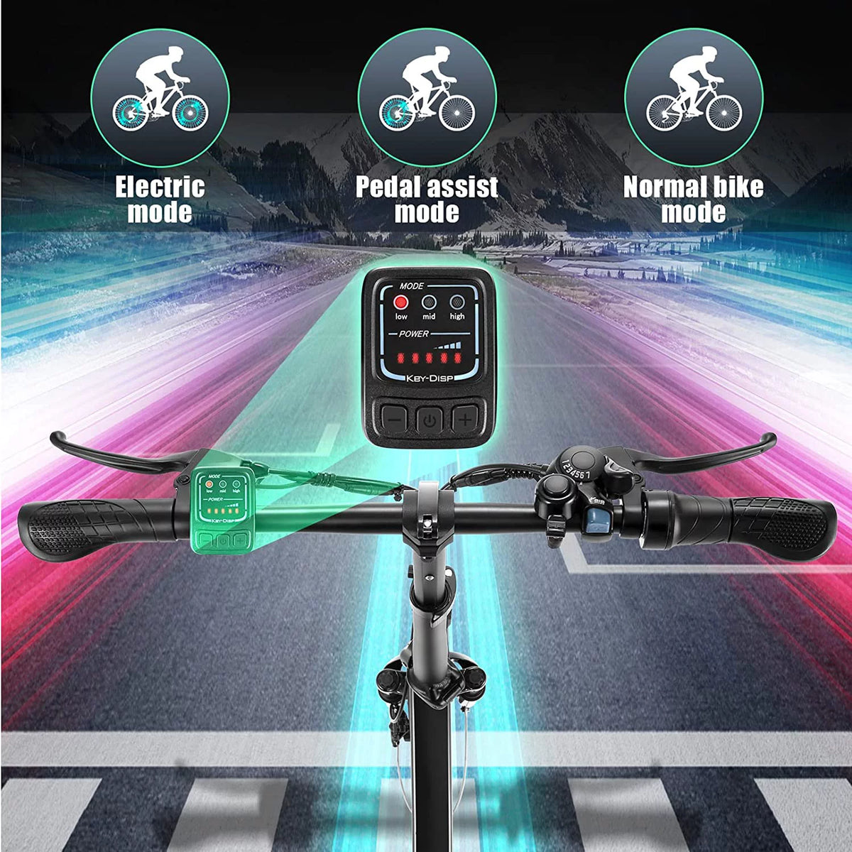 Folding Electric Bike 500W Full Suspension D874020