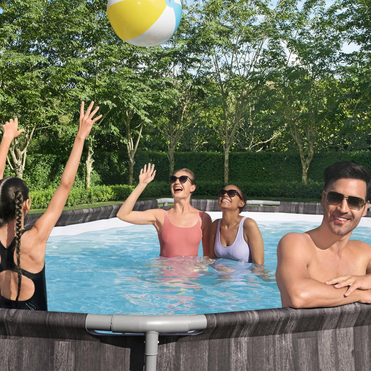 16x10x3.5 Foot Above Ground Swimming Pool Set with Pump V20558