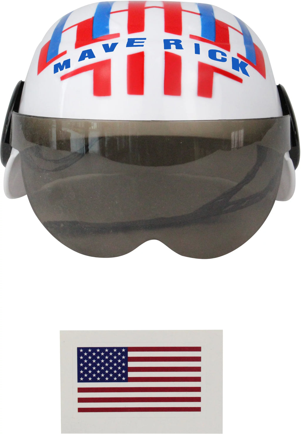 White Pilot Helmet Costume Accessory V691
