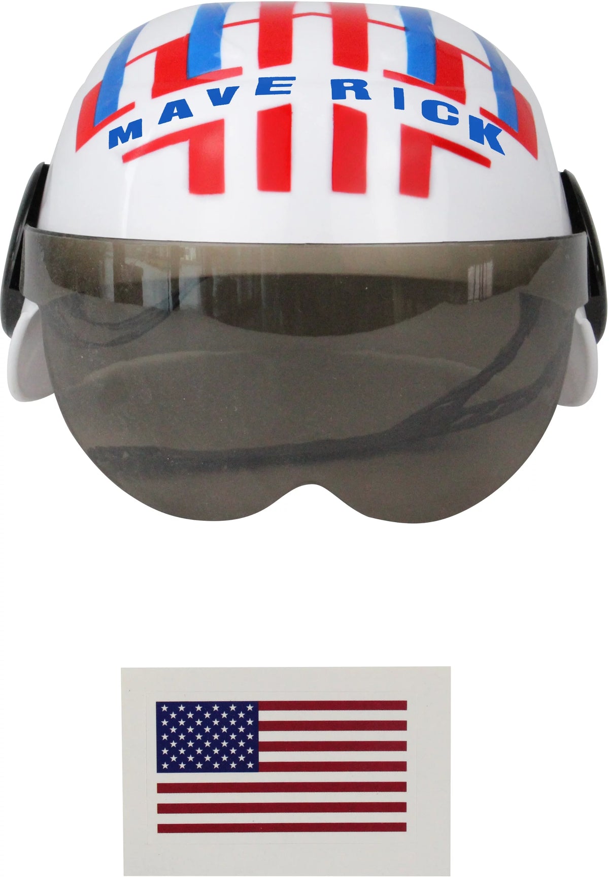 White Pilot Helmet Costume Accessory V691