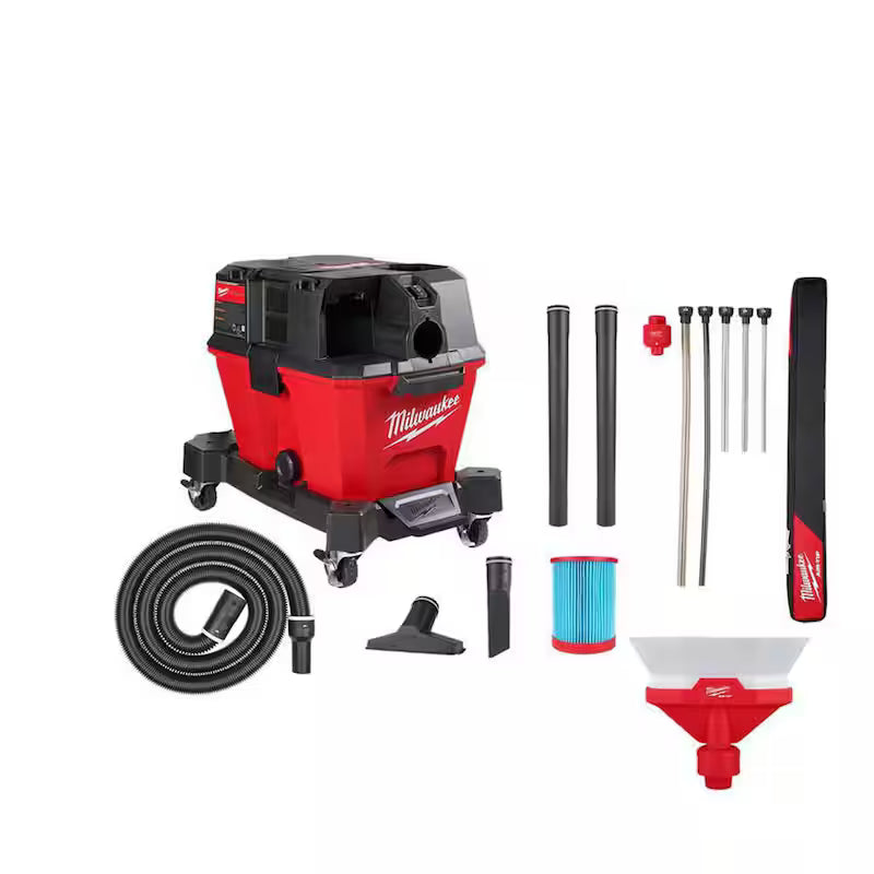 6 Gal. Cordless Wet/Dry Shop Vac with Filter, Hose and Dust Collector G728