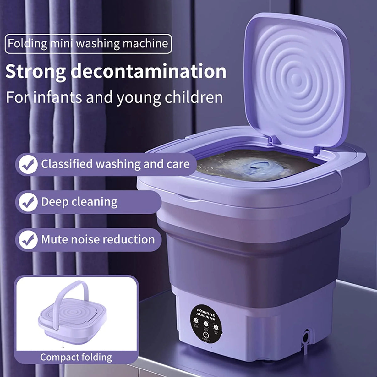 Portable Mini Foldable Washing Machine I29414