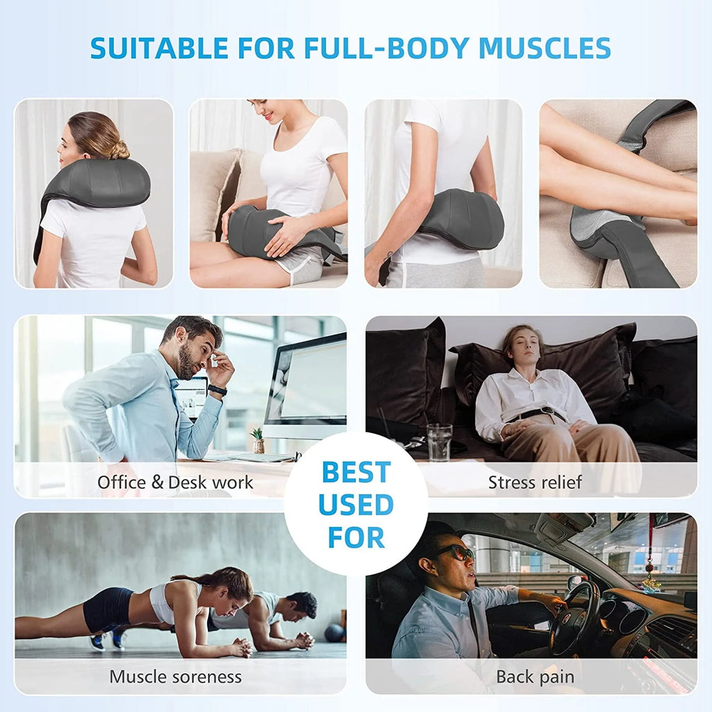 Shiatsu Neck & Shoulder Massager with Heat B975