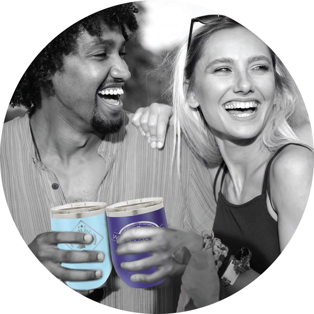 12 oz Stainless Steel Vacuum Insulated Wine Tumbler R872