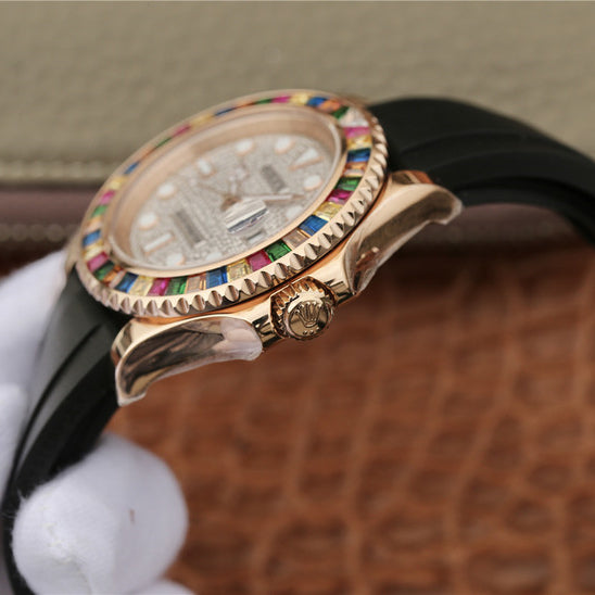 40mm Rubber Strap Watch Q13665