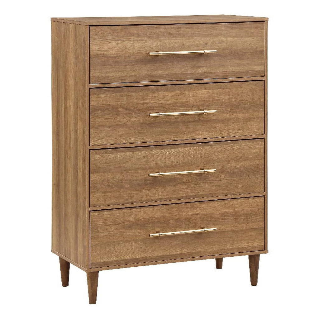 Farmhouse Wood 4-Drawer Chest J501168