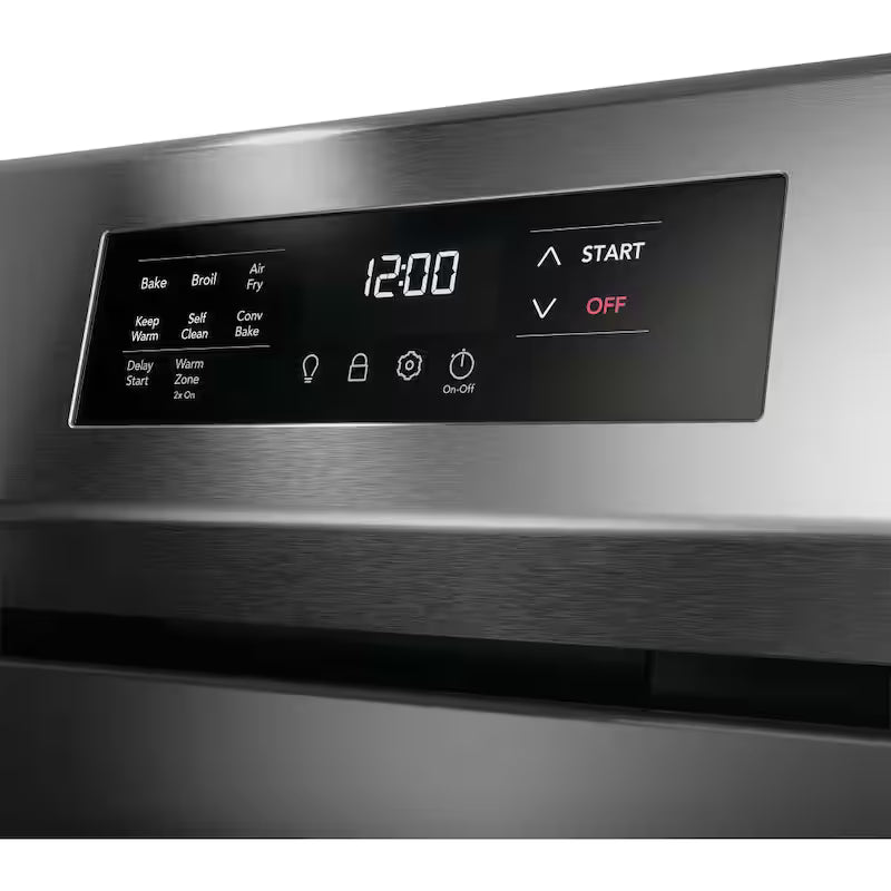 5 Element Freestanding Self-Cleaning Electric Range in Stainless Steel with Air Fry B256814