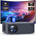 5G WiFi Bluetooth Native 1080P LCD Projector B386
