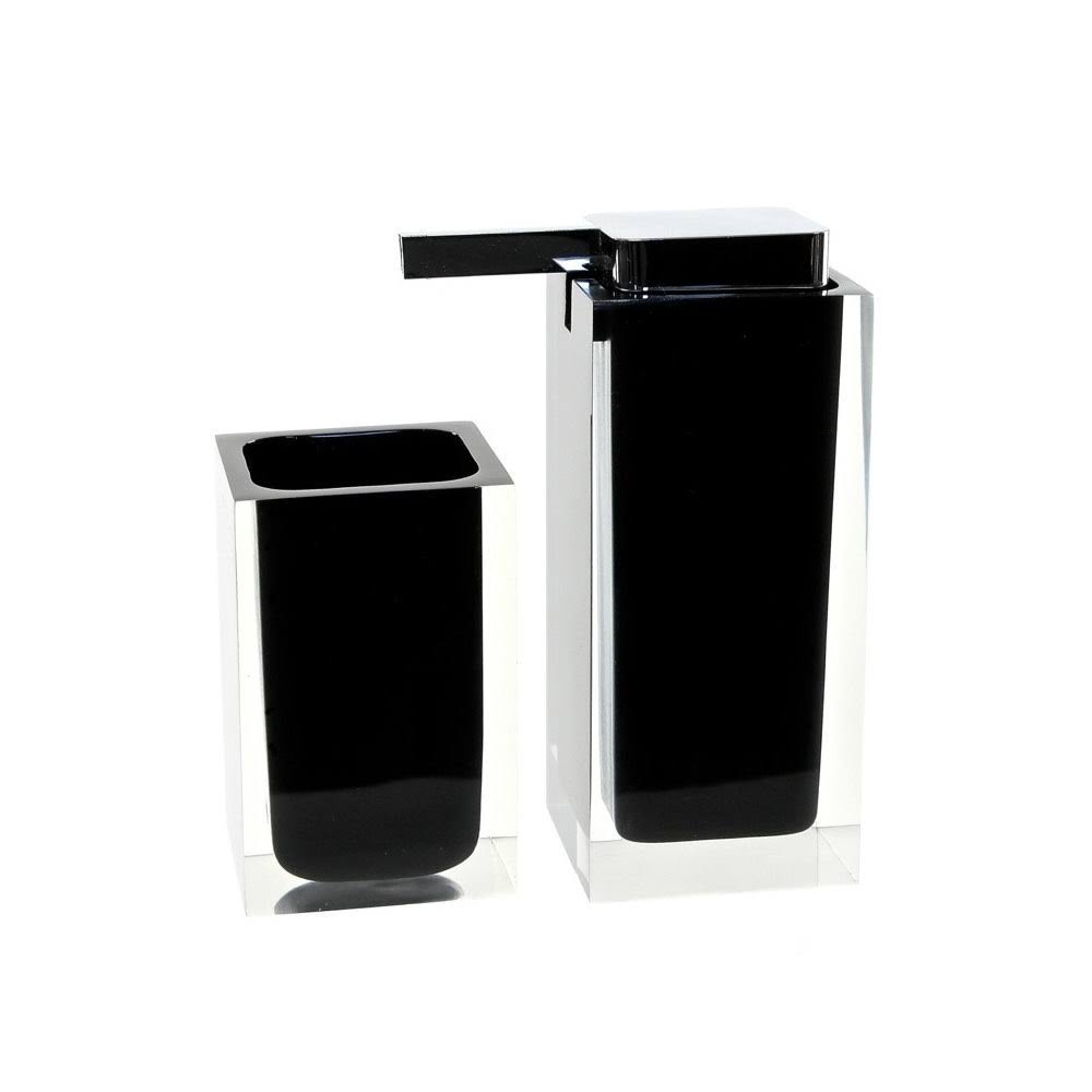 Black Bathroom Accessory Set T87491