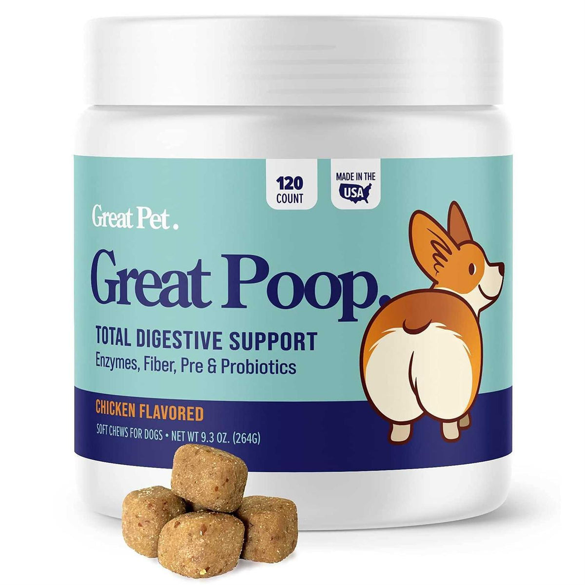 Probiotics for Dogs Digestive Enzymes Supplement E432