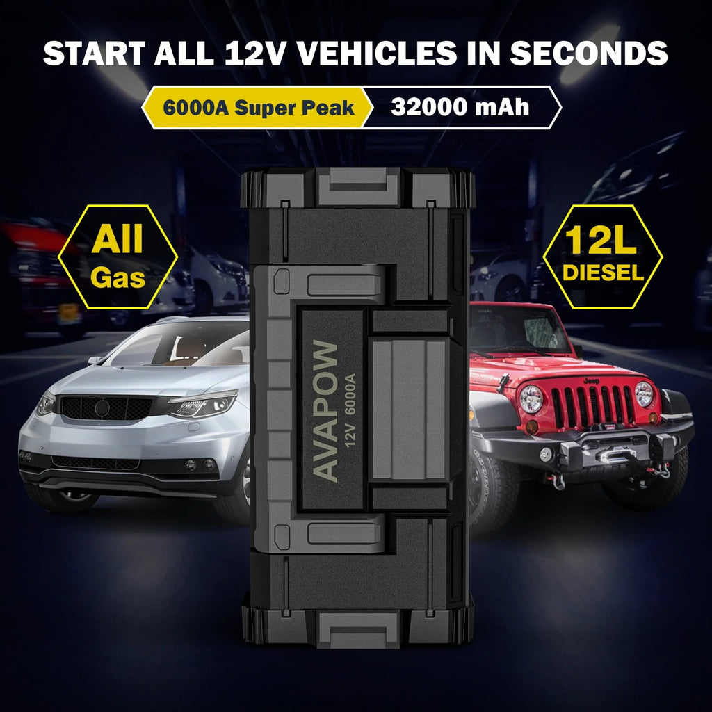 6000A Car Battery Jump Starter M43693