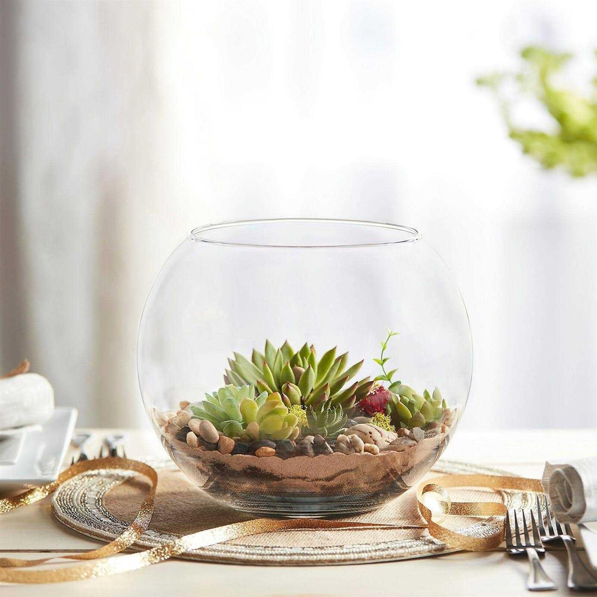 Glass Bubble Ball Bowl E4975