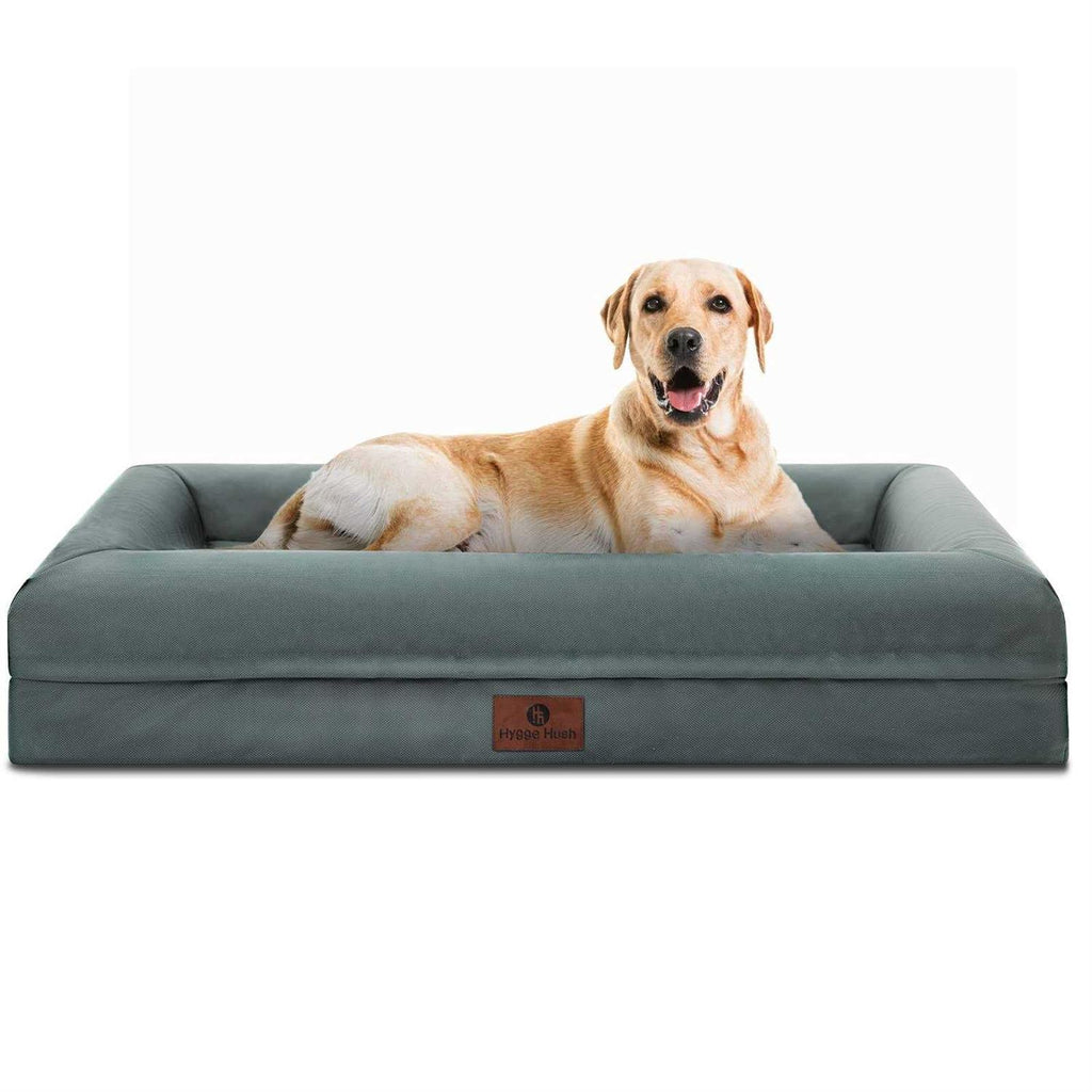 Waterproof Washable Dog Bed with Removable Cover and Bolster S457
