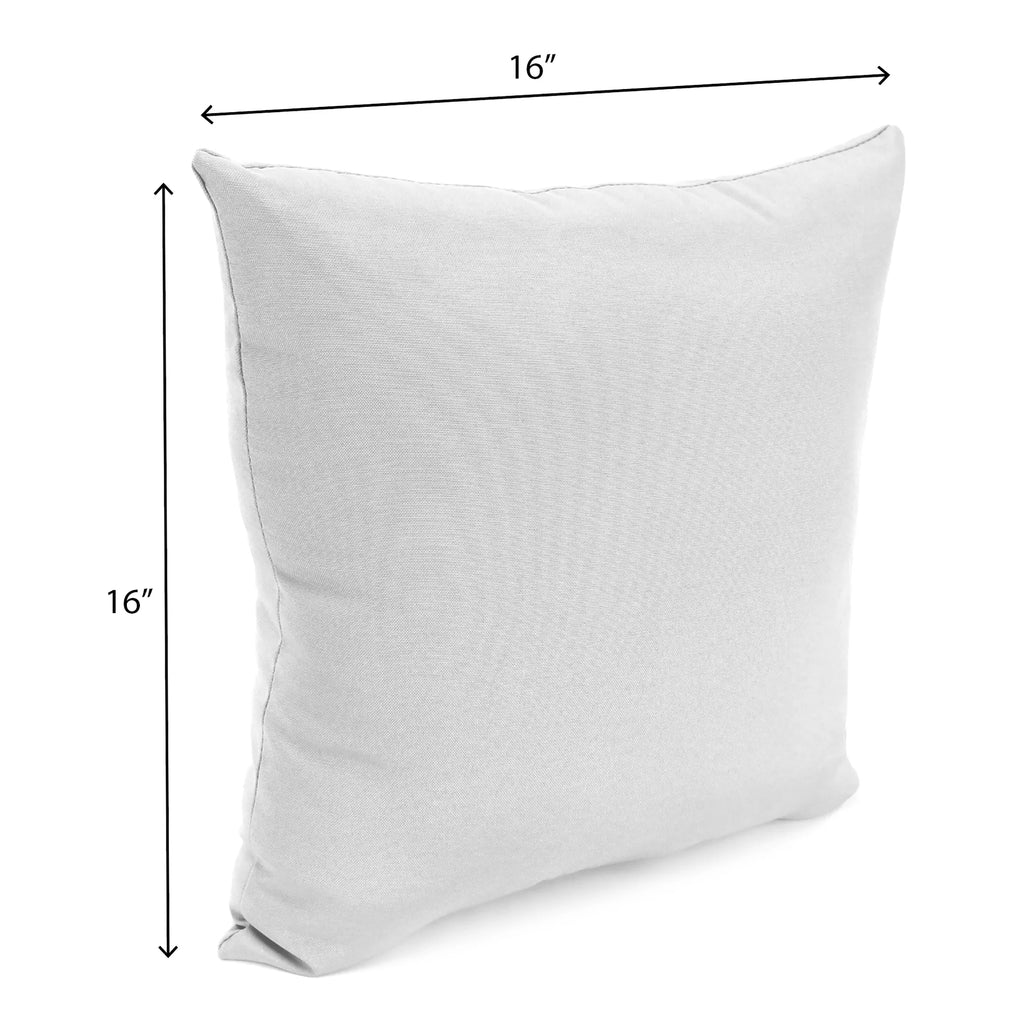 Lapis Blue Floral Square Outdoor Throw Pillow 2 Pack P5211