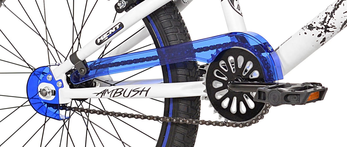 20 Boy's BMX Child Bike Black/Blue D289081
