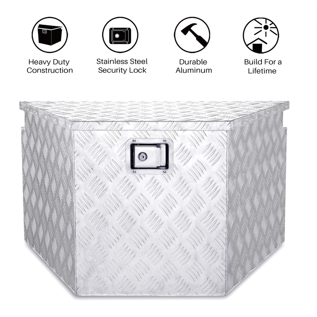 Aluminum Tongue Storage Tool Box W933