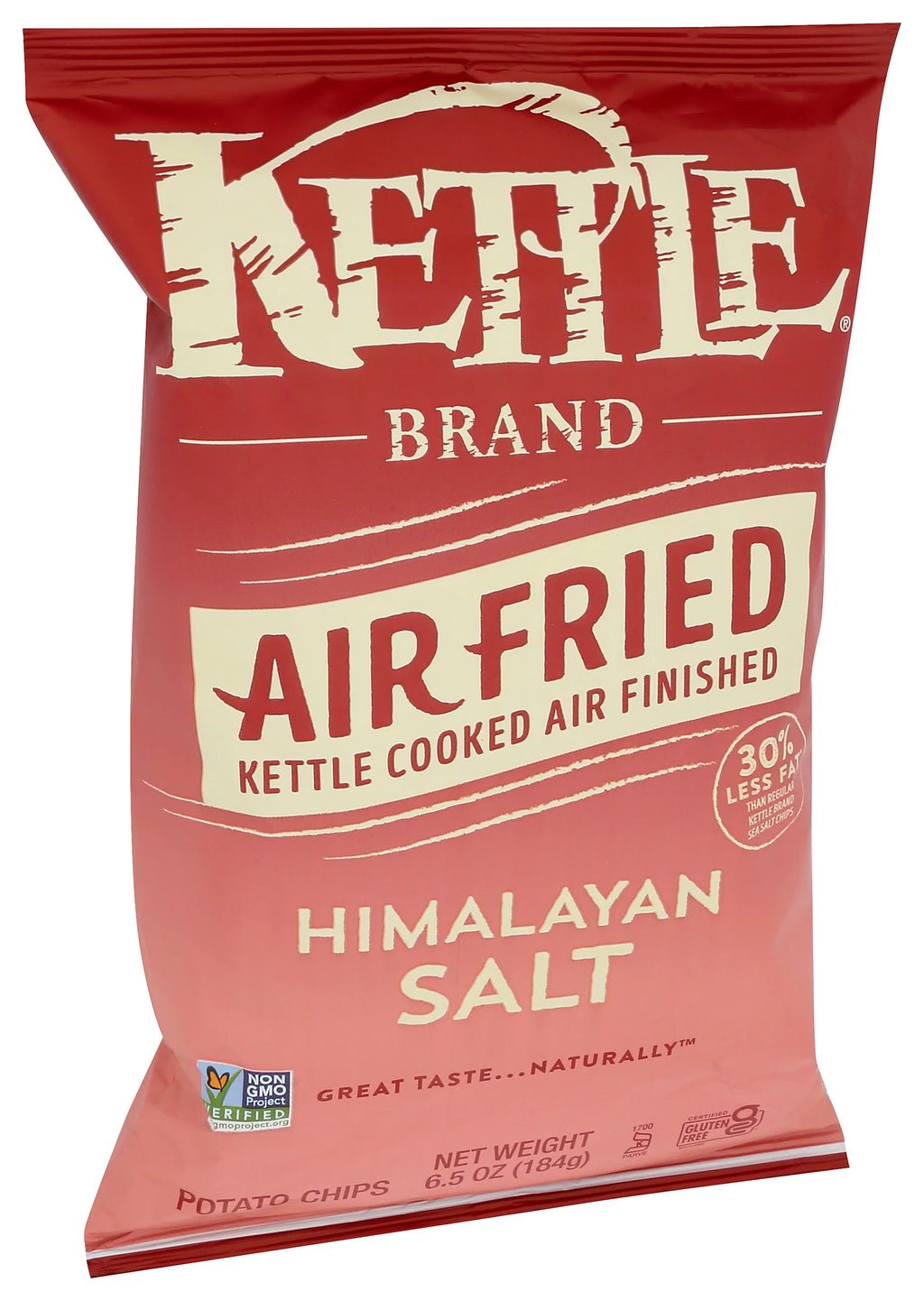 Kettle Cooked Potato Chips Himalayan Salt 6.5 Ounce Pack Of 12 L602