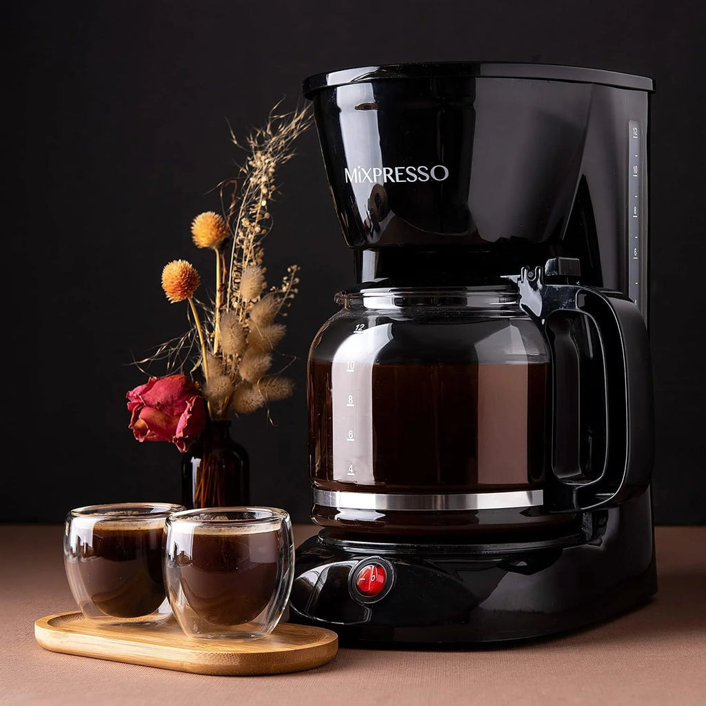 12 Cup Black Coffee Maker Y8338
