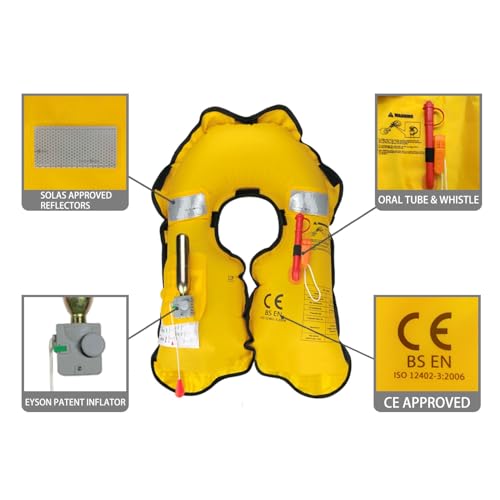 Inflatable Life Jacket Life Vest Green Camouflage Manual J17145