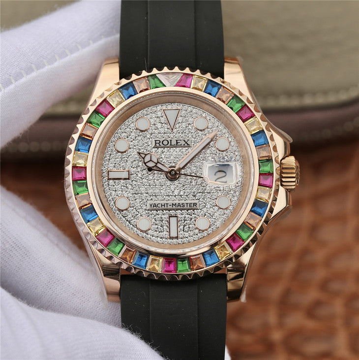 40mm Rubber Strap Watch Q13665