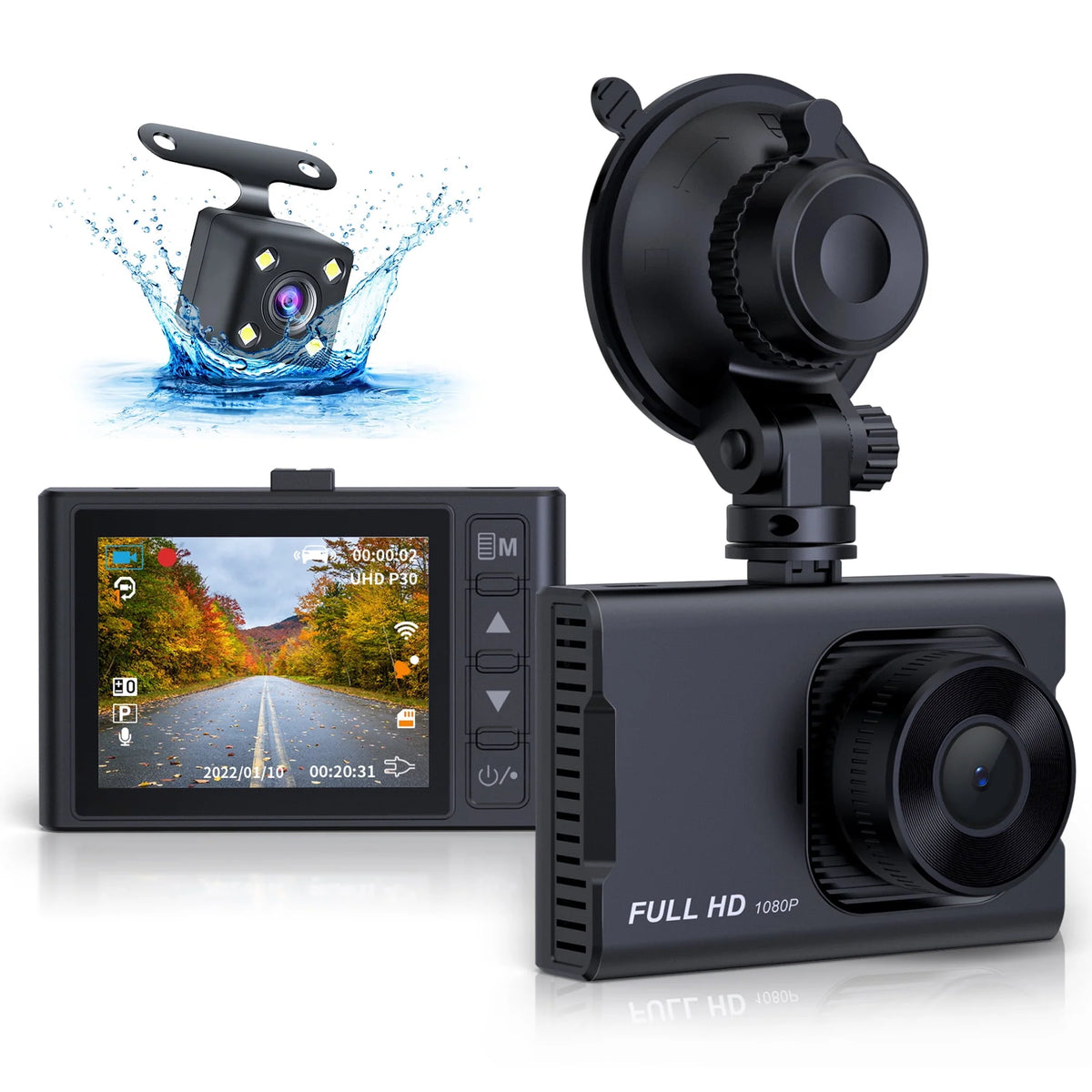 1080P Full HD Dash Cam with Night Vision Z35128