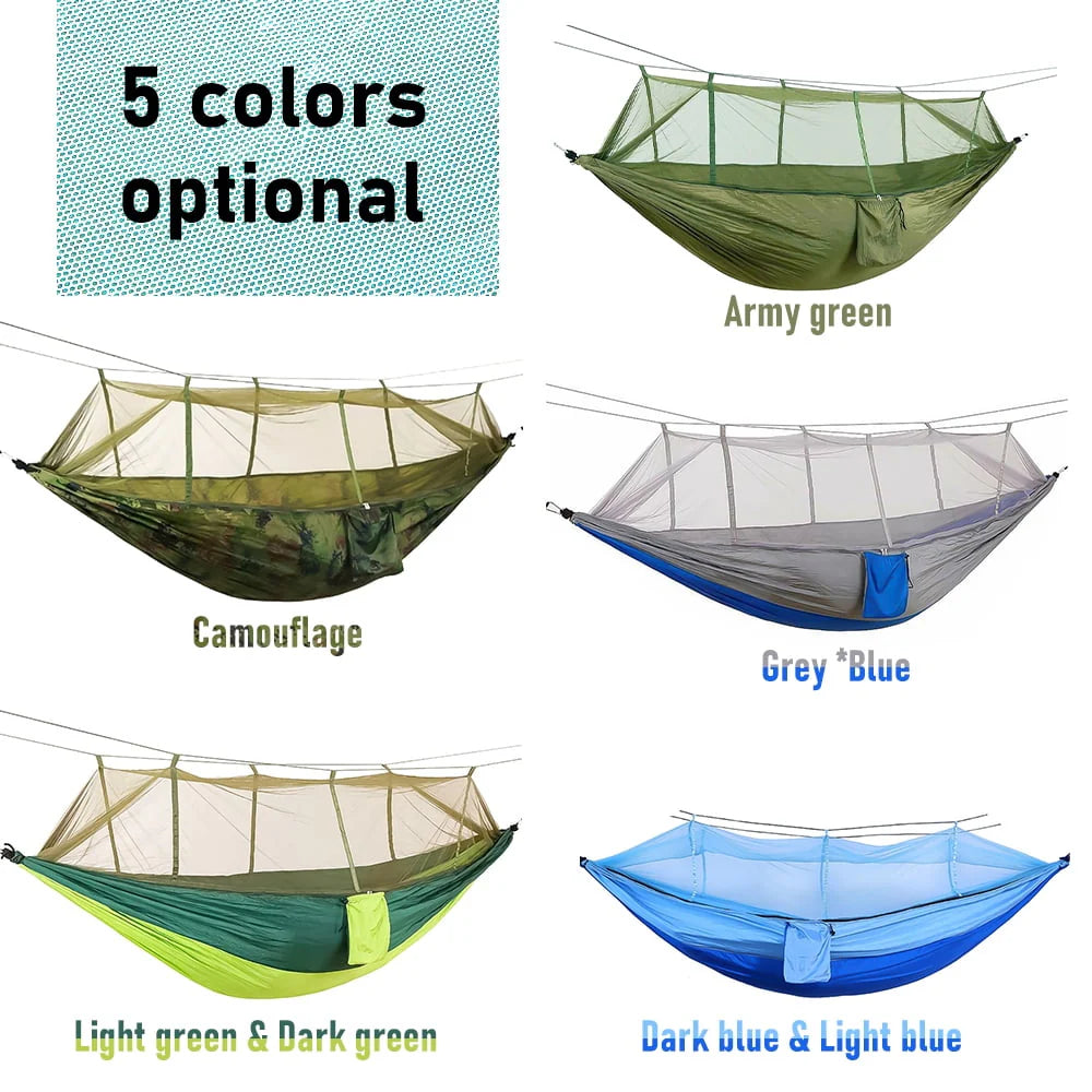 Camping Hammock with Mosquito Net 210T Nylon A17269