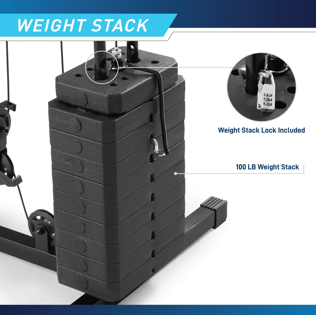 100 lbs Stack Home Gym S2673