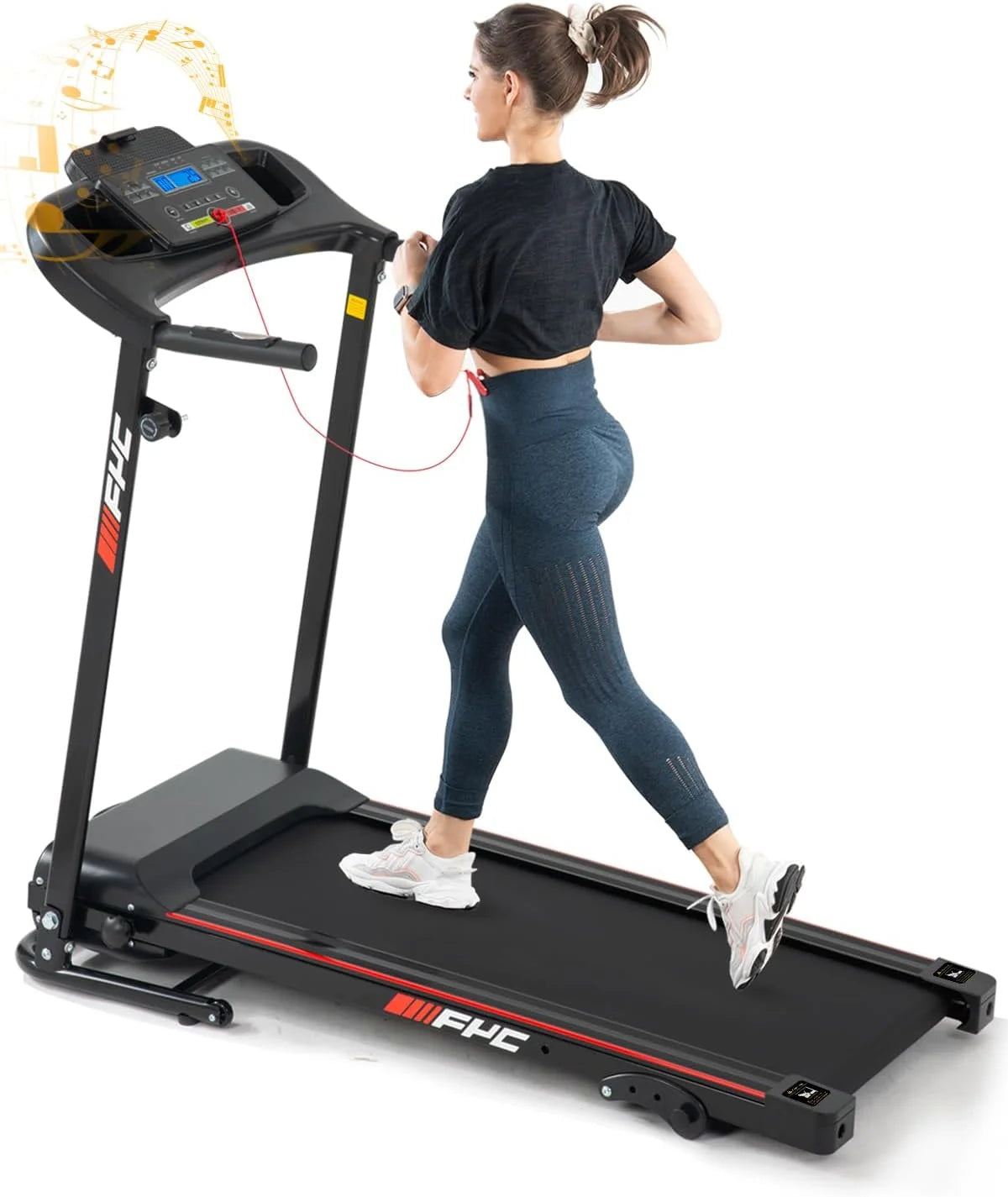 Foldable Incline Treadmill 2.5HP 265 LBS U39932