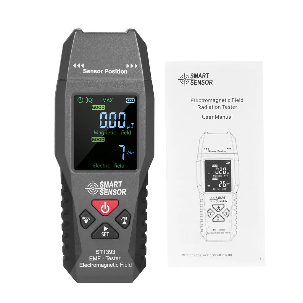 Handheld Mini Digital LCD EMF Meter Electromagnetic Field Detector E39773
