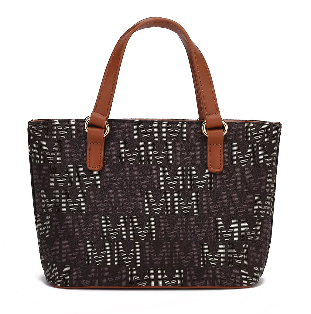 Women’s 3-Piece Mini Tote and Wallet Handbag Set, Black U799