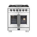 30 Gas Range with French Door and 5 Sealed Burners B50595