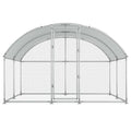 Large Metal Chicken Coop with Waterproof Cover E8331