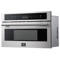 Built-In Microwave Oven with Silver Handles H508