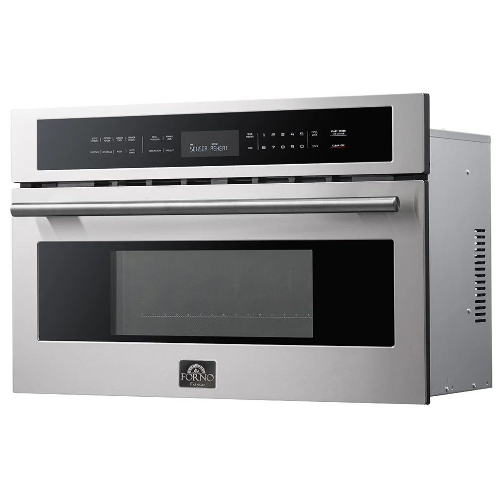 Built-In Microwave Oven with Silver Handles H508