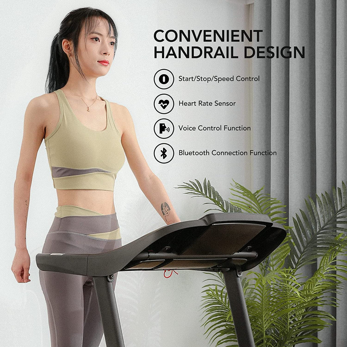 Electric Voice Control Treadmill 7.5 MPH K226
