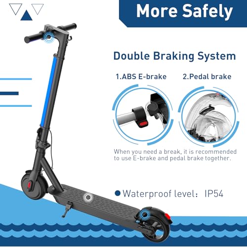 Electric Scooter with 6.5" Solid Tires P2439